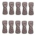 Diaper Inserts with Gusset (Pack of 10)★charcoal Bamboo Reusable Liners for Cloth Diapers ★ Works Best with Cute Babies