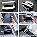 Buteny Seat Belt Clip,Seatbelt Adjuster,2pcs Universal Auto Vehicle Seat Belt Adjuster Clip for Kids and Adults-Silver