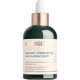 Biossance Squalane + Copper Peptide Rapid Plumping Serum. Powerfully Hydrating Face Serum that Instantly Plumps and Firms wit