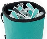 Hangerworld Premium Turquoise Peg Bag & 48 Plastic Clothes Pegs Set view 2