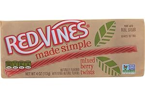 Red Vines Made Simple Berry Twists 4oz (Pack of 2)