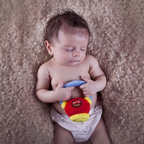 WOD Toys Baby Kettlebell Plush Kettle (No Rattle) - Safe, Durable Fitness Toy for Newborns, Infants and Babies