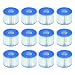 Intex 6 x 29001E B00PUZW3N2 PureSpa Type S1 Easy Set Pool Cartridges (12 Filters) | 2, 1 Pack, Blue