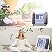 SMARTECH Digital Kitchen Timer, Touchscreen Cooking Timer with Big Digits, Loud Alarm, Magnetic Back, Auto Memory, Stopwatch, Countdown Pocket Kitchen Timer for Baking Food Sports Games Office