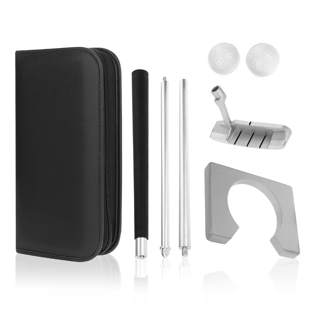 Indoor Set, Right-hand Practice Training Clubs Putter Kit Set with Balls & Bag