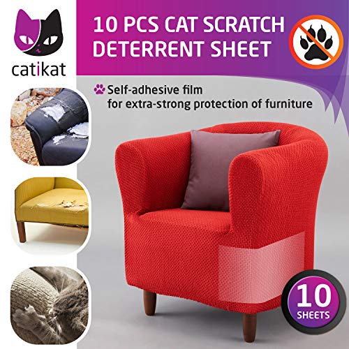 Catikat XL Furniture Protectors from Cats 10 Pack Safe Couch