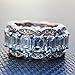 Oxford Diamond Co Marquis & Round Cubic Zirconia Eternity Band .925 Sterling Silver Ring Size 8