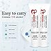 ICTOLOGY 100ml Moisturizing Quick-drying Waterless Gel Sanitizer, Disposable Hand Sanitizer Gel, Portable Mini Hand Sanitizer Gel,Gel Hand Sanitizer