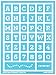 Martha Stewart Plaid:Craft Adhesive Stencils 2Pkg-Typewriter 5.75