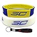 Insane sports Fans 2Pcs Sports Rubber Wristbands Basketball Silicone Bracelets Adjustable Silicone Wristbands for Men and Women (Curry)