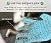 Pet Shampoo Brush Set - Includes Dog Bath Brush and Dog Washing Glove - 2 Effective Tools for Bathing Dog or Cat
