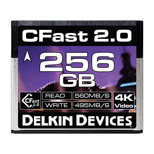 Delkin 256GB Cinema CFast 2.0 Memory Card (DDCFST560256)