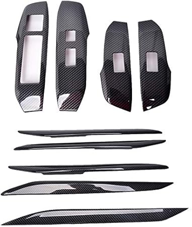 Amazon Co Jp Lexus レクサスnx専用設計 ドアインテリアパネル カーボン助手席内装品 Nx300h Nx300 Nx0t専用 ドアカバー 内装パーツ 9本セット 並行輸入品 Car Bike Products