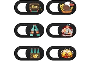 Mizi Webcam Privacy Cover Slide [6 Pack], Cute Camera Blocker Sticker, Protect Your Privacy and Security for Computer, Laptop