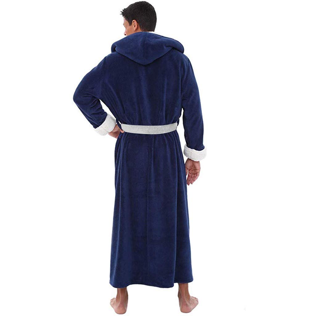 Albornoz de Chal de Invierno para Hombre Ropa para el hogar Abrigo de
