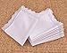 Milesky White Wedding Cotton Handkerchiefs Lace Edges 10 Inches (Pack of 12)
