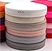 YYCRAFT SALE Thick Fold Over Elastic Stretch Foldover FOE Elastics for Hair Ties HeadBands 40 Yards (White)