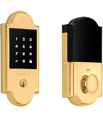 Baldwin 8225.ZW Touchscreen Minneapolis Z-Wave Deadbolt - Vintage