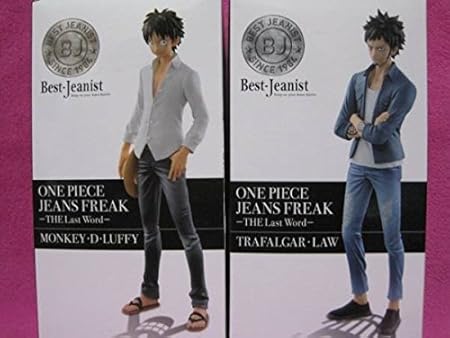 Amazon ワンピース Jeans Freak フィギュア ルフィ トラファルガーロー ジーンズ Best 2種セット おもちゃ おもちゃ