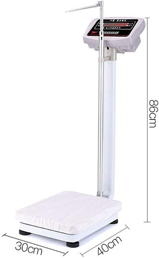 koovin Digital Electronic Scale -Medical Heath Scale for Body Weight and Height,Measuare 74in & 396lb,Perfect for Gyms Hospitals