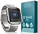 IQShield Matte Screen Protector Compatible with Fitbit Blaze (6-Pack) Anti-Glare Anti-Bubble TPU Film