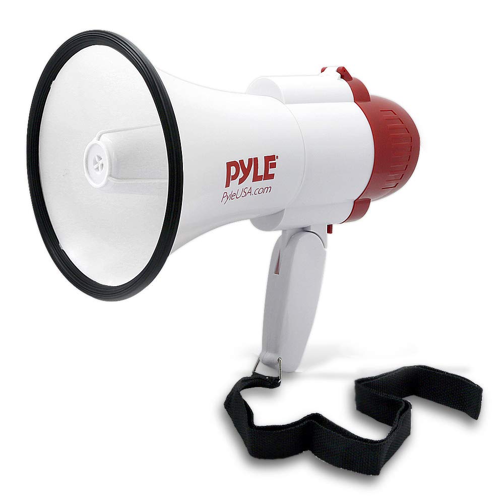 Pyle Handheld Portable Compact Bullhorn Megaphone Speaker with Builtin
