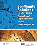 PPI Six-Minute Solutions for Civil PE Exam