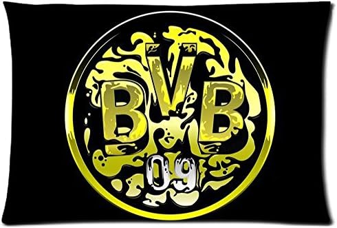 Ulive 2015 Personalized Design! Borussia Dortmund Bvb09 Fc Custom Throw Pillow Case Best Gift 20X30 Inch 2 Sides