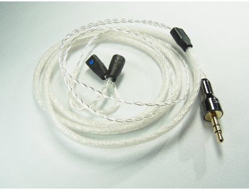 Effect Audio Studio "Pearl V2" Palics White&amp;Clear Sennheiser Upgrade Replacement Cable for IE80 IE8