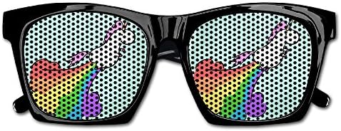 Xing Stars Colorful Summer Unisex Rainbow Farting Unicorn Fashion Party Costume Sunglasses