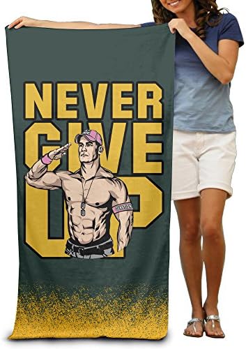 Never Give Up WWE John Cena Bath Towels Beach Towel