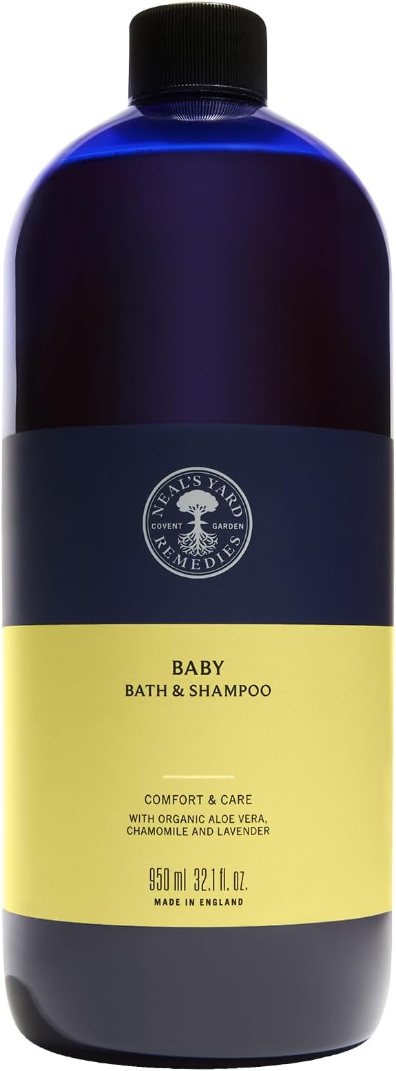 Neal's Yard Remedies Baby Bath & Shampoo Lavender Chamomile 950ml