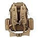 CRAZY ANTS Tactical Military Backpack Rucksacks Camping Backpack w/EMT First Aid IFAK Utility Pouch, Coyote Brown