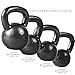 CAP Barbell Cast Iron Kettlebell 80 LB Set | 10 | 15 | 25 & 30 LB