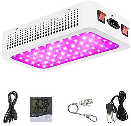 LED Grow Light, Atopsun Full Spectrum 600W Plants Grow Lights with Daisy Chain, Double Switch Led Grow Lamp for Greenhouse Indoor Plants Veg and Flower