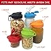 Masontops Multi Top - 2PK - Small Mouth Mason Jar Lids with Pour Spout and Flip Cap – Sip, Pour, Store & More - Jar Not Included