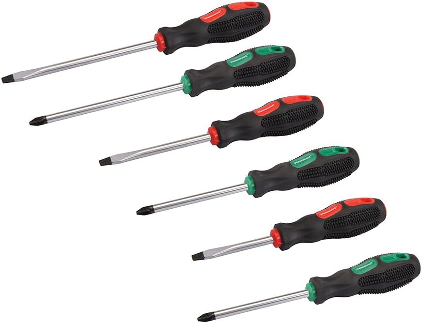 Silverline General Purpose Screwdriver Set 6pce (244458), Multicolor