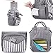 Diaper Bag Backpack - Large Waterproof Unisex Baby Diaper Backpack - Dark Grey