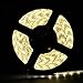SUPERNIGHT 16.4FT 5M SMD 5050 Waterproof 300LEDs Warm White 4000K LED Flash Strip Light ,LED Flexible Ribbon Lighting Strip