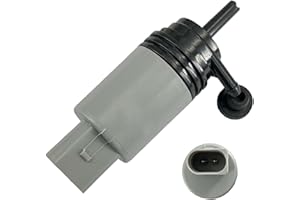 DEVMO Front Windshield Washer Pump Washer Motor Compatible with F20 E82 E88 E87 E92 E91 E90 Replace 67126934159, 67127302589