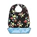 Vlokup 3 Pack Bibs for Eating Women Washable with Crumb Catcher, Rose & Lips