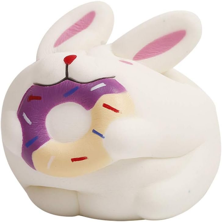 Anboor 4.7 Inches Rabbit Squishies Kawaii Soft Slow Rising Cute Scented Animal Squishy Stress Relief Kids Toys Decorative Props - Image 5
