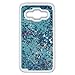 Galaxy Core Prime Case,NSSTAR Galaxy Core Prime [Liquid] [Glitter] Case,Creative Design Flowing Liquid Floating Bling Glitter Sparkle Stars Clear Hard Case for Samsung Galaxy Core Prime G360(Blue)