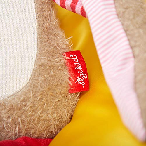 SIGIKID 39214 Hase Patchwork Sweety Mädchen Kuscheltier empfohlen ab Geburt rosa/braun – Bild 6