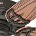 Hunter Fan Company, 53126, 52 inch Bridgeport New Bronze Indoor / Outdoor Ceiling Fan and Pull Chain
