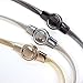 Qunson Womens Fashion Metal Elastic Waist Skinny Belt (silver)