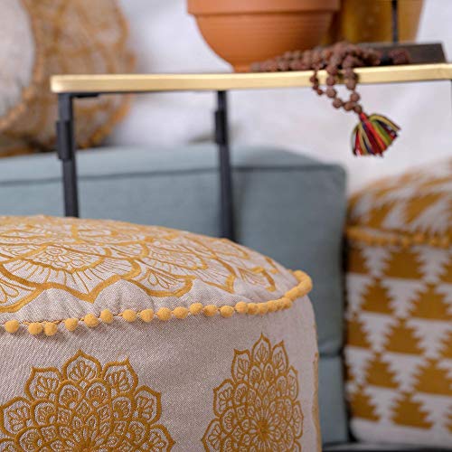 Mandala-Life-ART-Bohemian-Floor-Cushion-Cover-60x20-cm-Luxury-Artisan-Room-Decor-Pouf-for-Meditation-Yoga-and-Boho-Chic-Seating-Area-Stool-Accent-Your-Living-Room-Bedroom