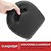 Hard 'Shell' EVA Headphone Pouch Case (Black) - Compatible with JBL E50BT | JBL E35 | E45BT | E55BT| E55BT Quincy Edition| E45BT (2017) | E55BT (2017) | T450 | T450BT - by DURAGADGET