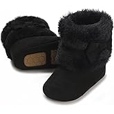 COSANKIM Newborn Baby Girls Boys Boots Soft Anti-Slip Sole Warm Winter Snow Booties Toddler Infant Prewalker Shoes