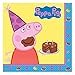 Another Dream Peppa Pig Mega Deluxe Party Pack with Decorations for 16 with Plates, Napkins, Cups, Tablecover, Candles, Swirls,Scene Setter and Photo Props, Cutlery, Garland, and Exclusive Pin